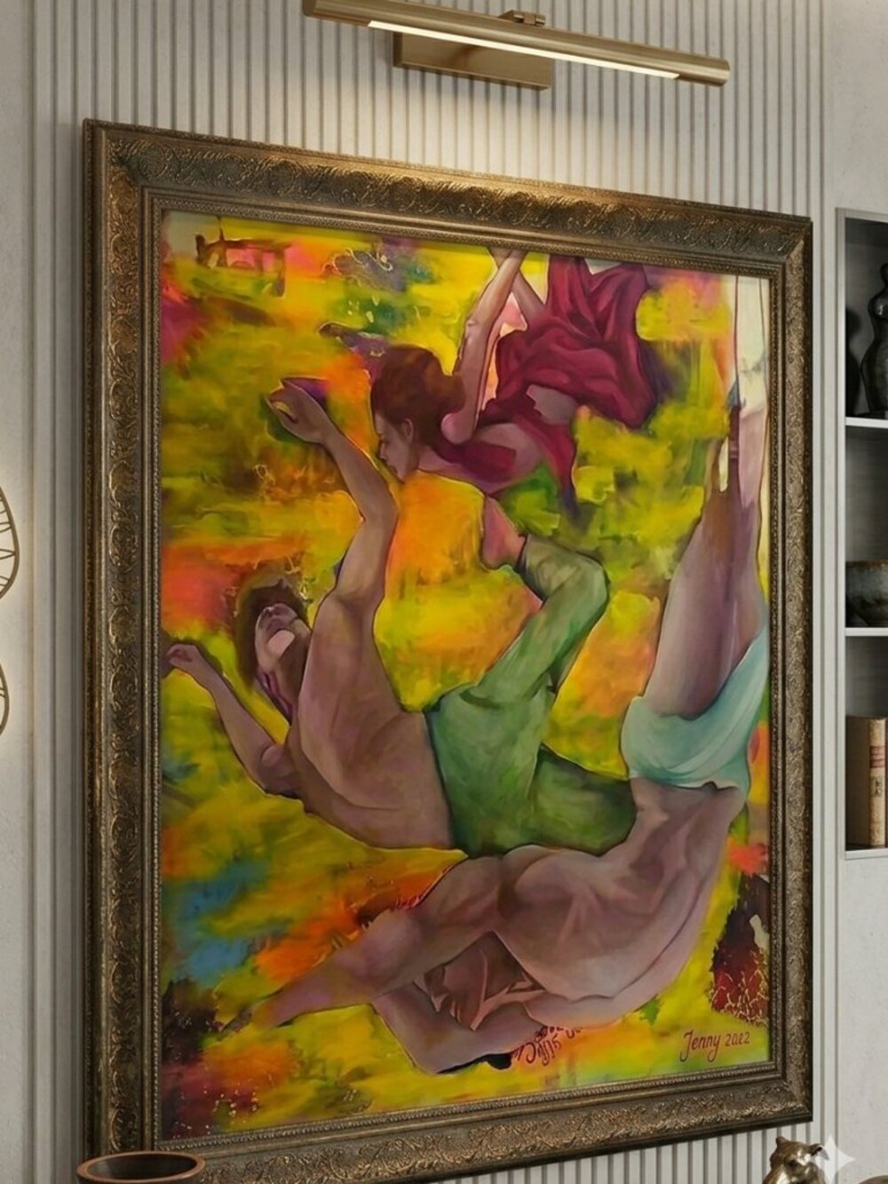 ​Original Contemporary Symphony of Movement - Oil on Canvas - Picture 4 of 4